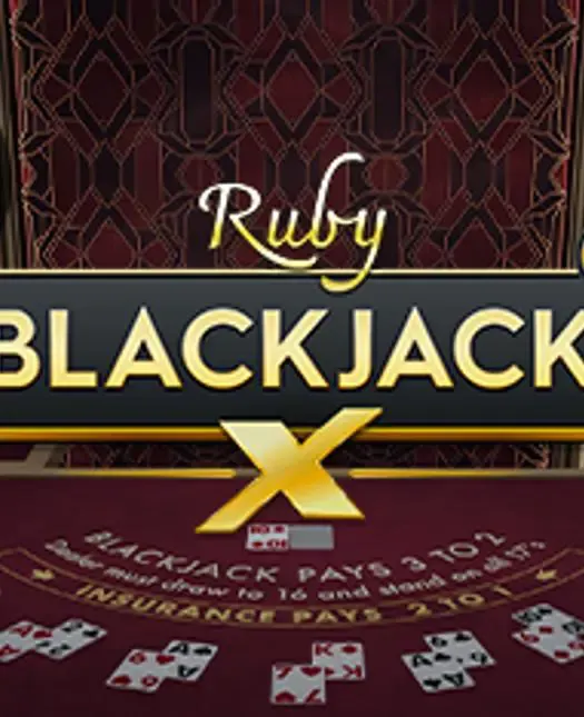 Blackjack X 21 - Ruby game cover image by betfouders