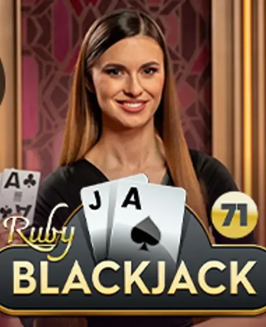 Blackjack 71 - Ruby game cover image by betfouders