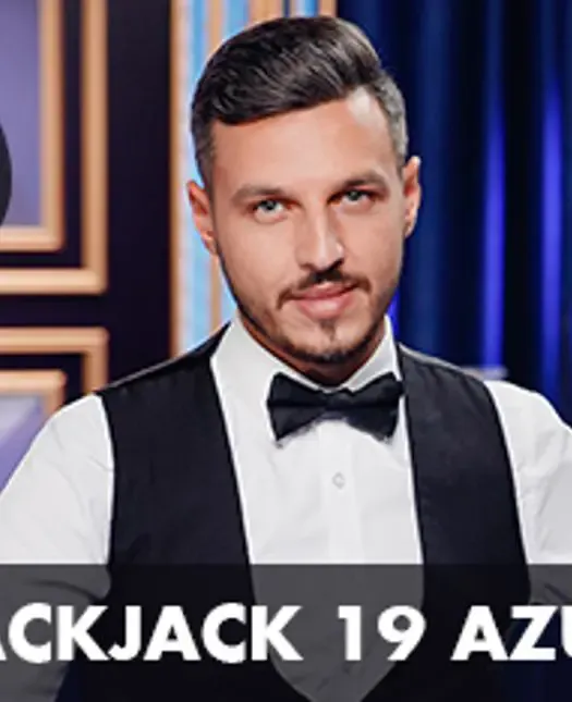Blackjack 19 - Azure game cover image by betfouders